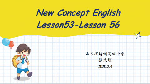 新概念英语Lesson 53-Lesson56